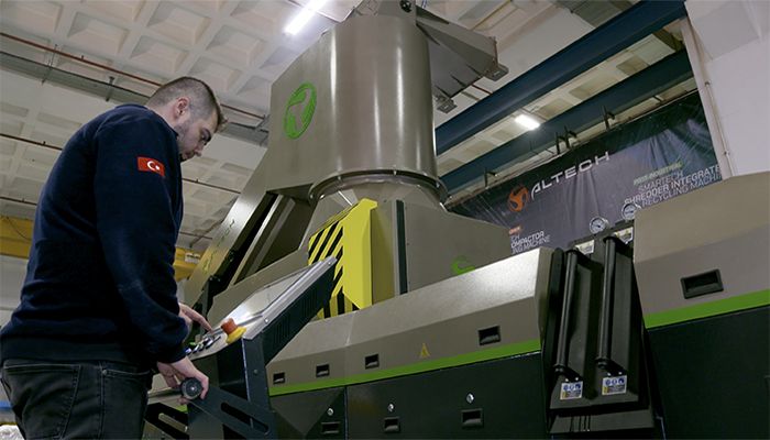 Smartech® SMT Shredder Entegreli, Geri Dönüşüm Makinası