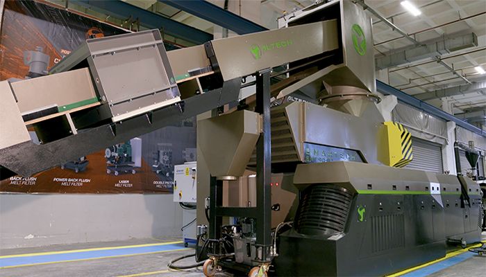 Smartech® SMT Shredder Entegreli, Geri Dönüşüm Makinası